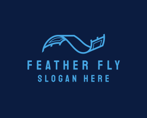 Fabric Flying Carpet logo design