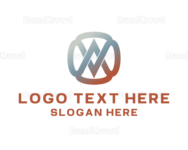 Modern Letter A Firm Logo