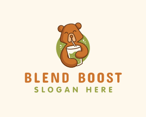 Smoothie - Smoothie Beverage Bear logo design