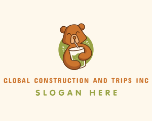 Bear - Smoothie Beverage Bear logo design