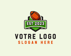 Football Athletic Team Logo