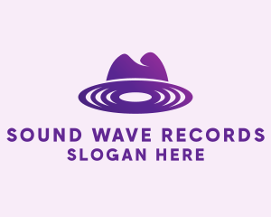 Record - Vinyl Record Hat logo design