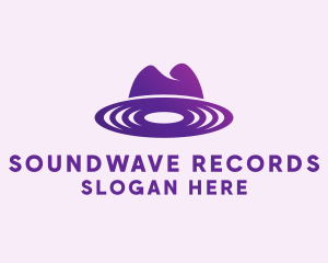 Record - Vinyl Record Hat logo design