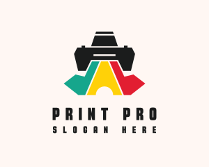 Printer - Shirt Brand Printing logo design