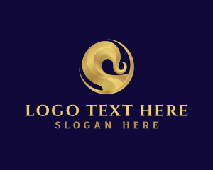 Liquid - Luxury Swoosh Hotel logo design