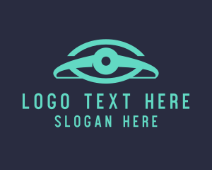 Ophthalmologist - Surveillance Tech Eye logo design