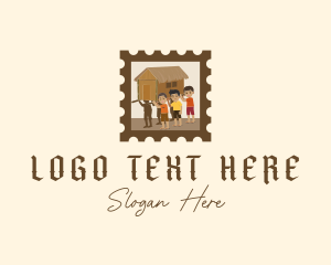 Cottage - Philippine Traditional Hut logo design