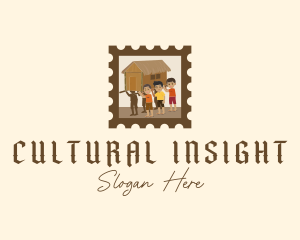 Philippine Traditional Hut logo design