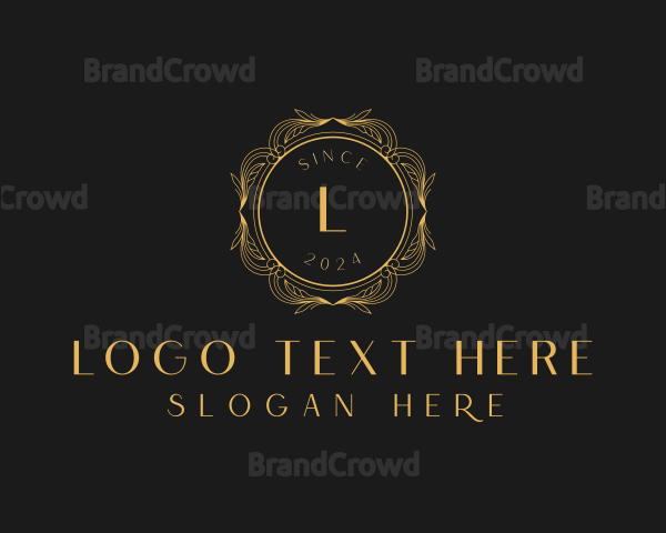 Elegant Wedding Event Logo