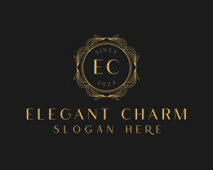 Elegant Wedding Event logo design