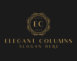 Elegant Wedding Event logo design