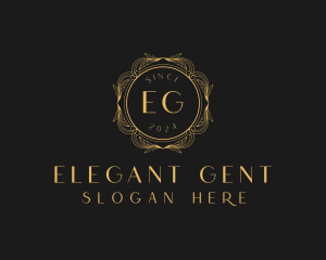 Elegant Wedding Event logo design