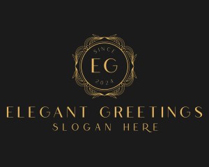 Elegant Wedding Event logo design