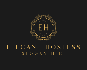 Elegant Wedding Event logo design