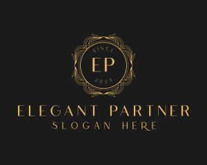 Elegant Wedding Event logo design