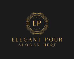 Elegant Wedding Event logo design