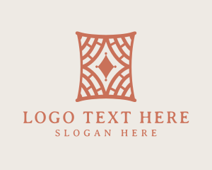 Textile - Home Decor Diamond Pattern logo design