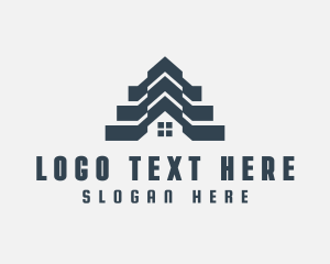 Property - House Roofing Property logo design