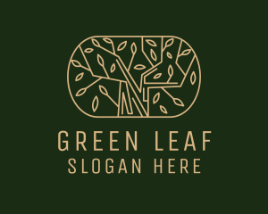 Evergreen - Nature Tree Wellness logo design