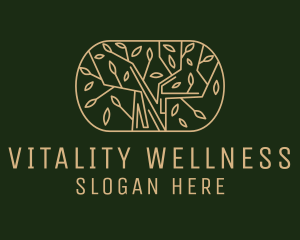 Nature Tree Wellness  logo design