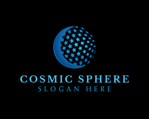 Global Sphere Stars logo design