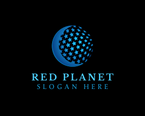 Global Sphere Stars logo design