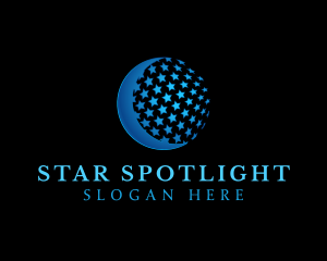 Global Sphere Stars logo design