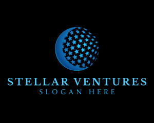 Global Sphere Stars logo design