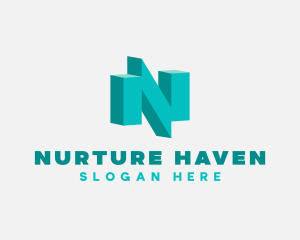 Creative Studio Letter N logo design