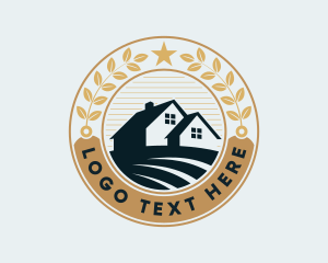 House - House Farm Property logo design