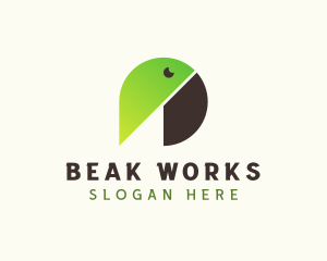 Beak - Cute Parrot Beak logo design