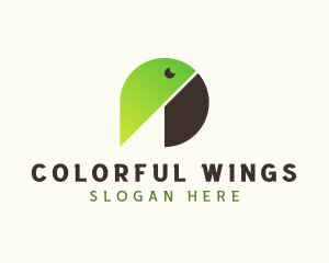 Cute Parrot Beak  logo design