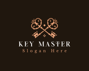 Keys - Elegant Real Estate Keys logo design