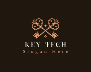 Elegant Real Estate Keys logo design