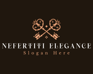 Elegant Real Estate Keys logo design