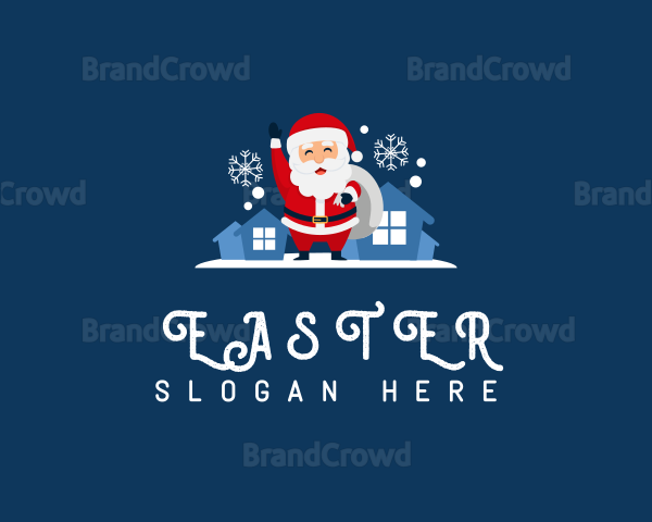 Christmas Santa Claus Logo