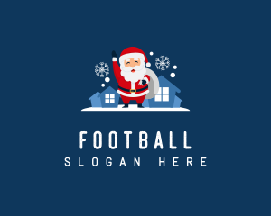 Seasonal - Christmas Santa Claus logo design