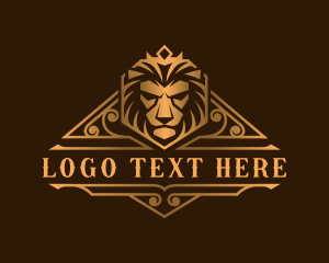 Luxury - Lion Crest Royal logo design