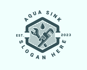 Sink - Plumber Pipe Handyman logo design