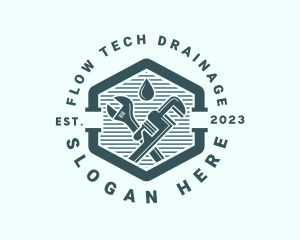 Drainage - Plumber Pipe Handyman logo design