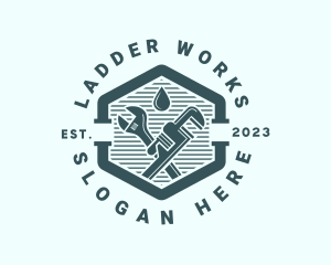 Plumber Pipe Handyman logo design