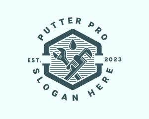 Plumber Pipe Handyman logo design