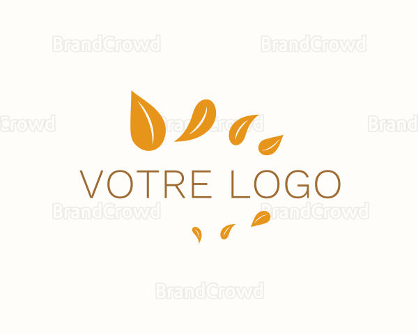 Minimalist Autumn Garden Logo