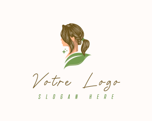 Woman Leaf Spa Logo