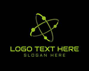 Biology - Neon Science Biotech logo design