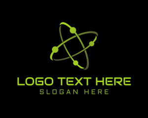 Science - Neon Science Biotech logo design