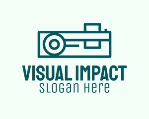 Presentation - Simple Media Projector logo design