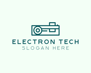 Simple Media Projector  logo design