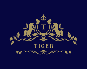 Crest - Royal Crown Stallion Banner logo design