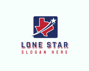 Texas - Texas Map Star logo design